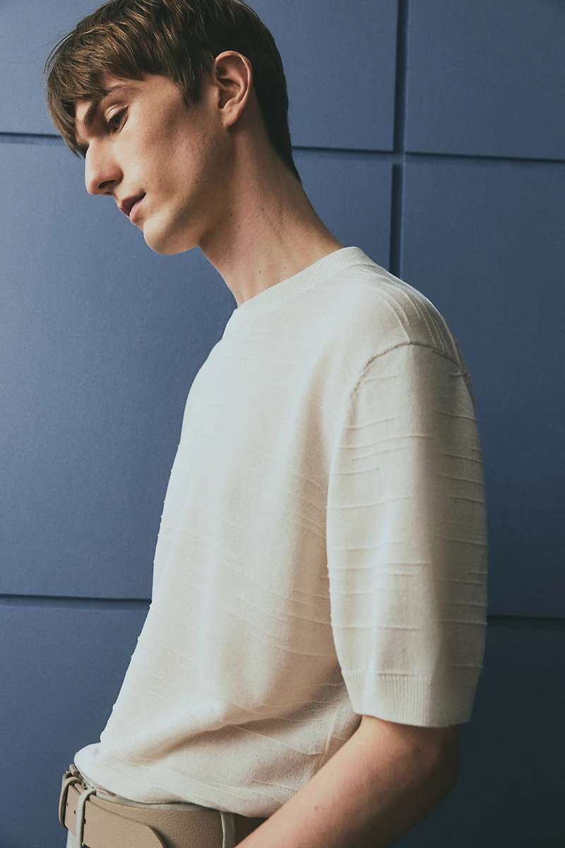 Regular Fit Fine-Knit T-Shirt