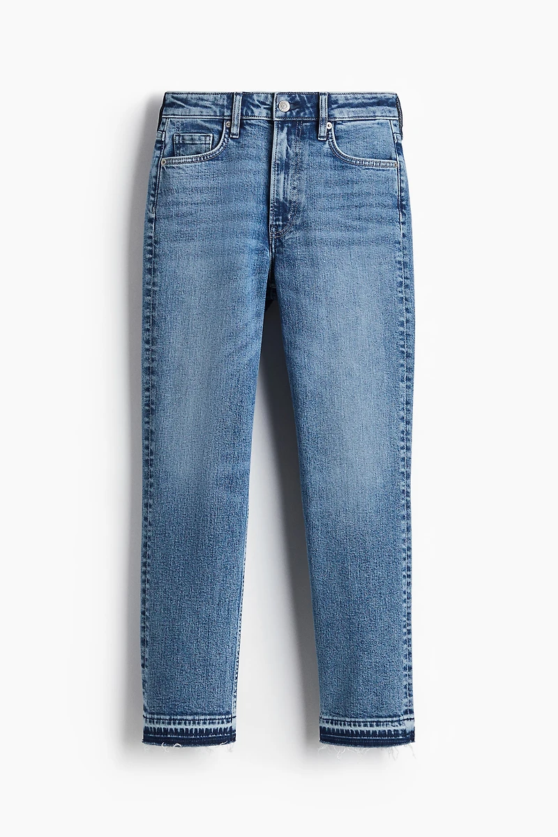 Slim Straight High Ankle Jeans