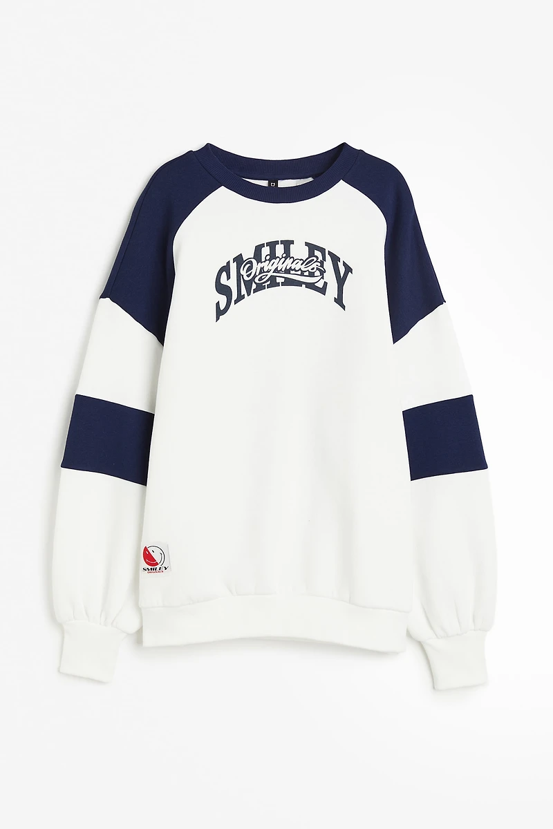 Oversized Printed Sweatshirt
