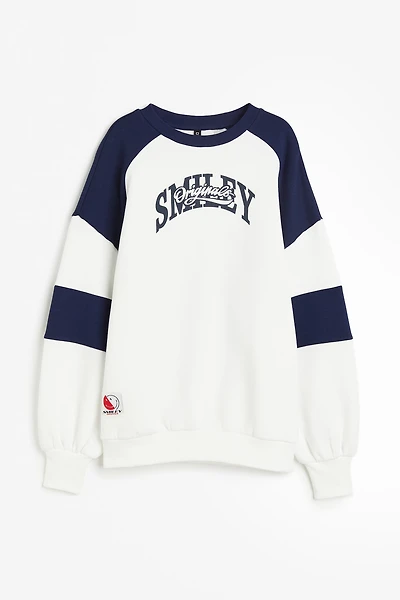 Oversized Printed Sweatshirt