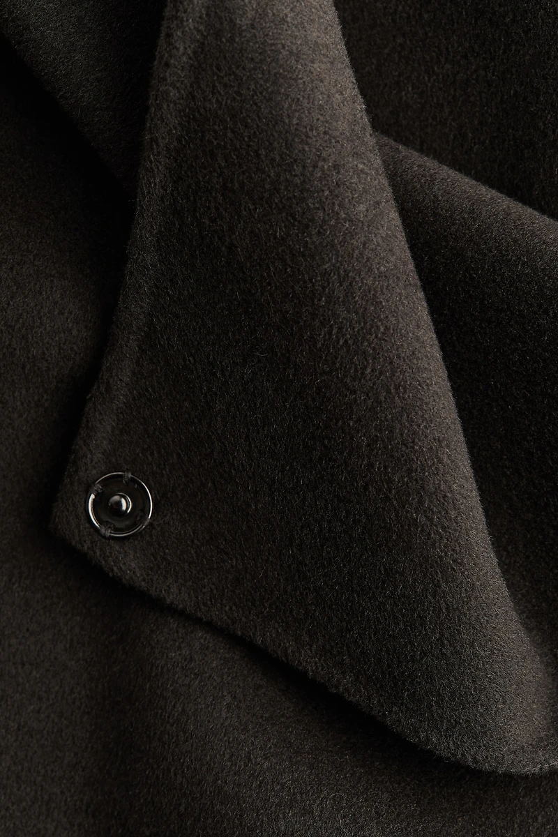 Manteau grande taille en laine
