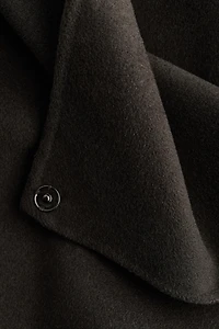 Manteau grande taille en laine