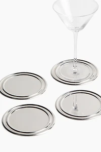 4-Pack Stainless Steel Coasters