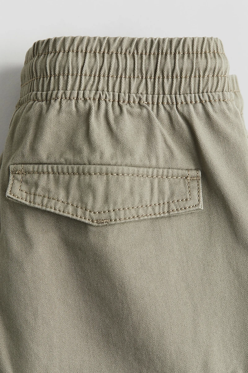 Short cargo en sergé
