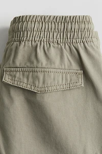 Short cargo en sergé