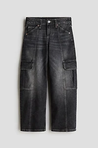 Wide Leg Cargo Jeans