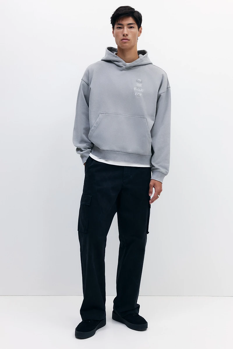 Oversized Washed Hoodie