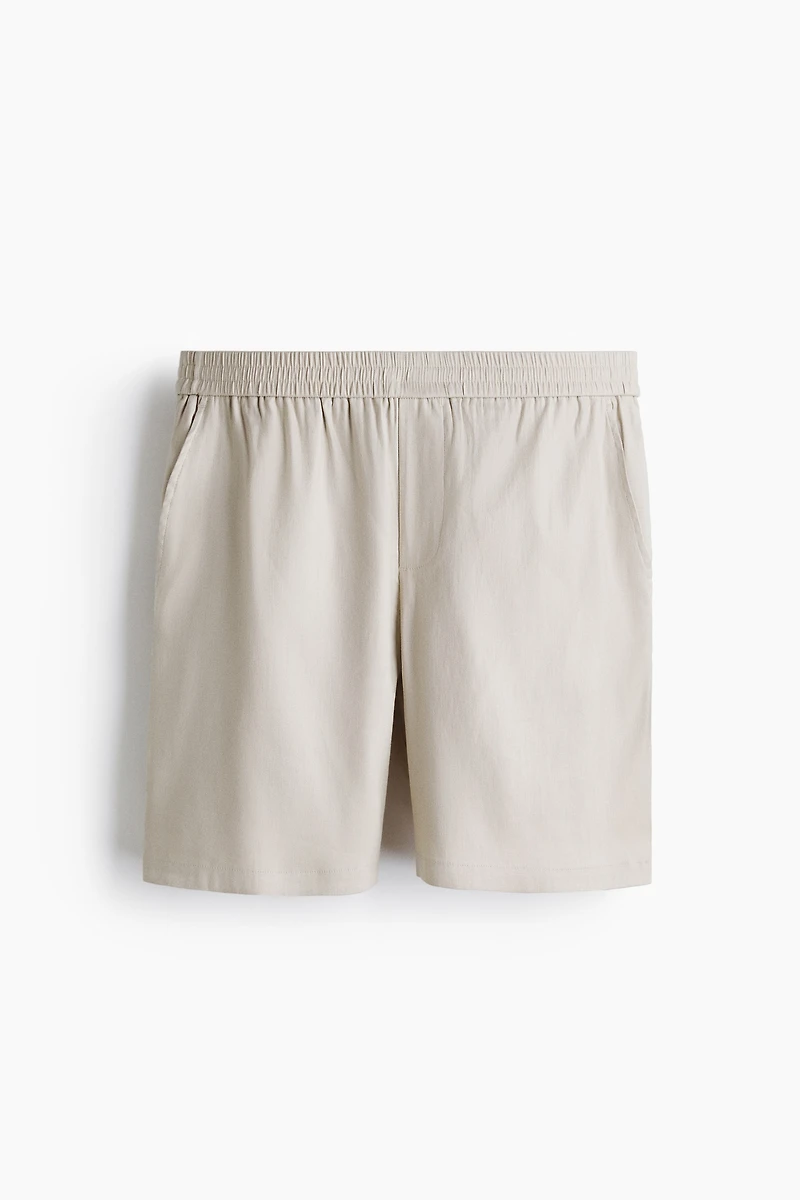 Relaxed-Fit Linen-Blend Shorts