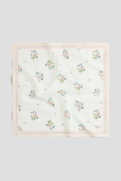 Foulard imprimé en coton