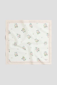 Foulard imprimé en coton