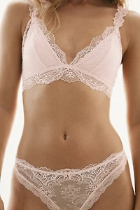 Lot de 2 culottes Tanga en dentelle