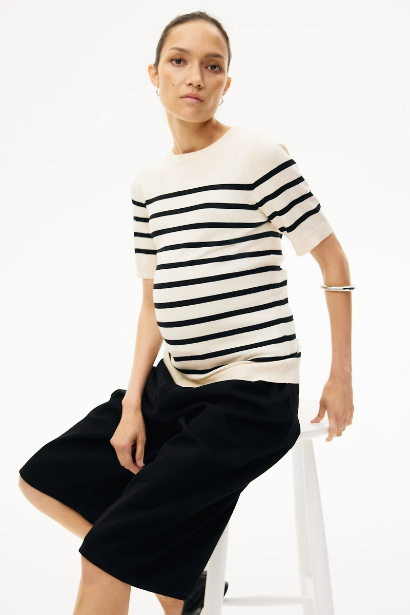 Haut MAMA en fin tricot