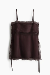 Lace-Trimmed Camisole Top