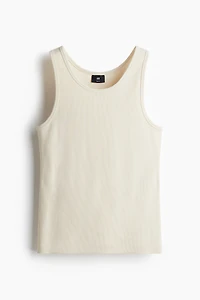 Slim Fit Ribbed Tank Top