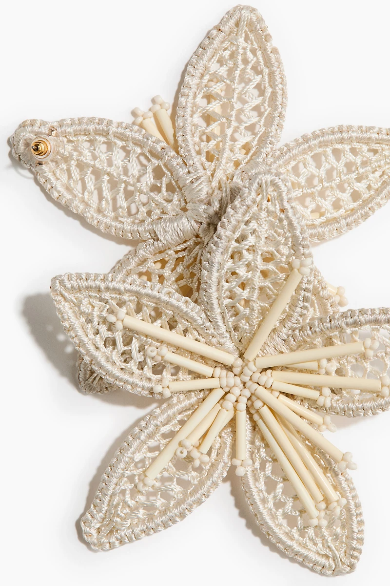 Crochet-Look Earrings