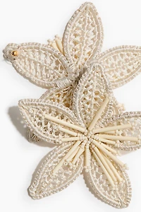 Crochet-Look Earrings
