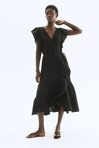 Muslin Wrap Dress