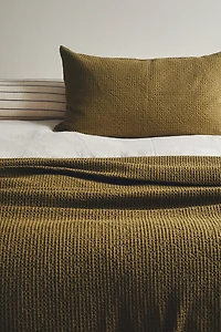 Waffled Cotton Cushion Cover