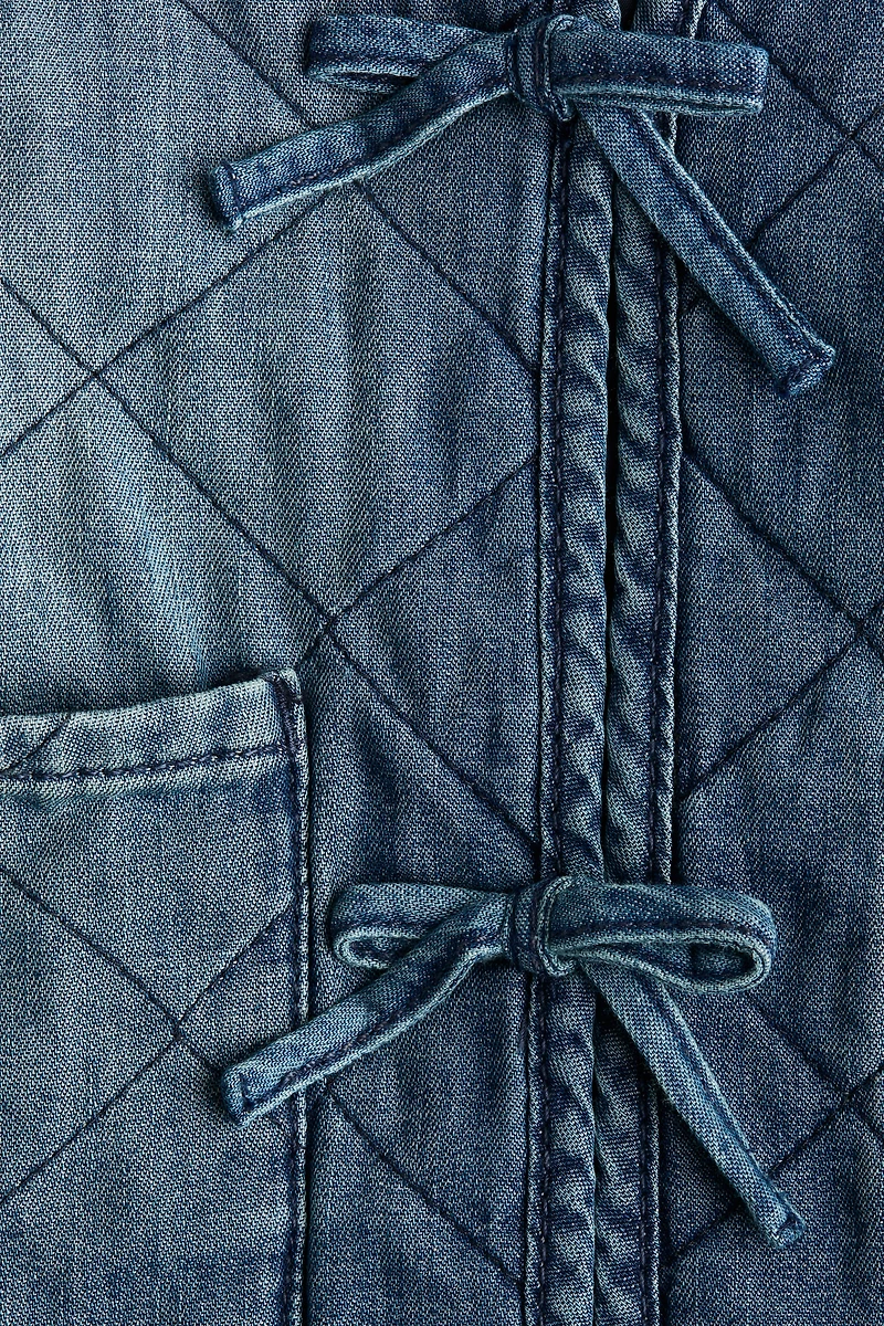 Veste matelassée en denim