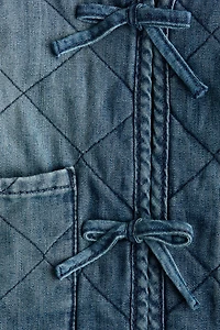 Veste matelassée en denim