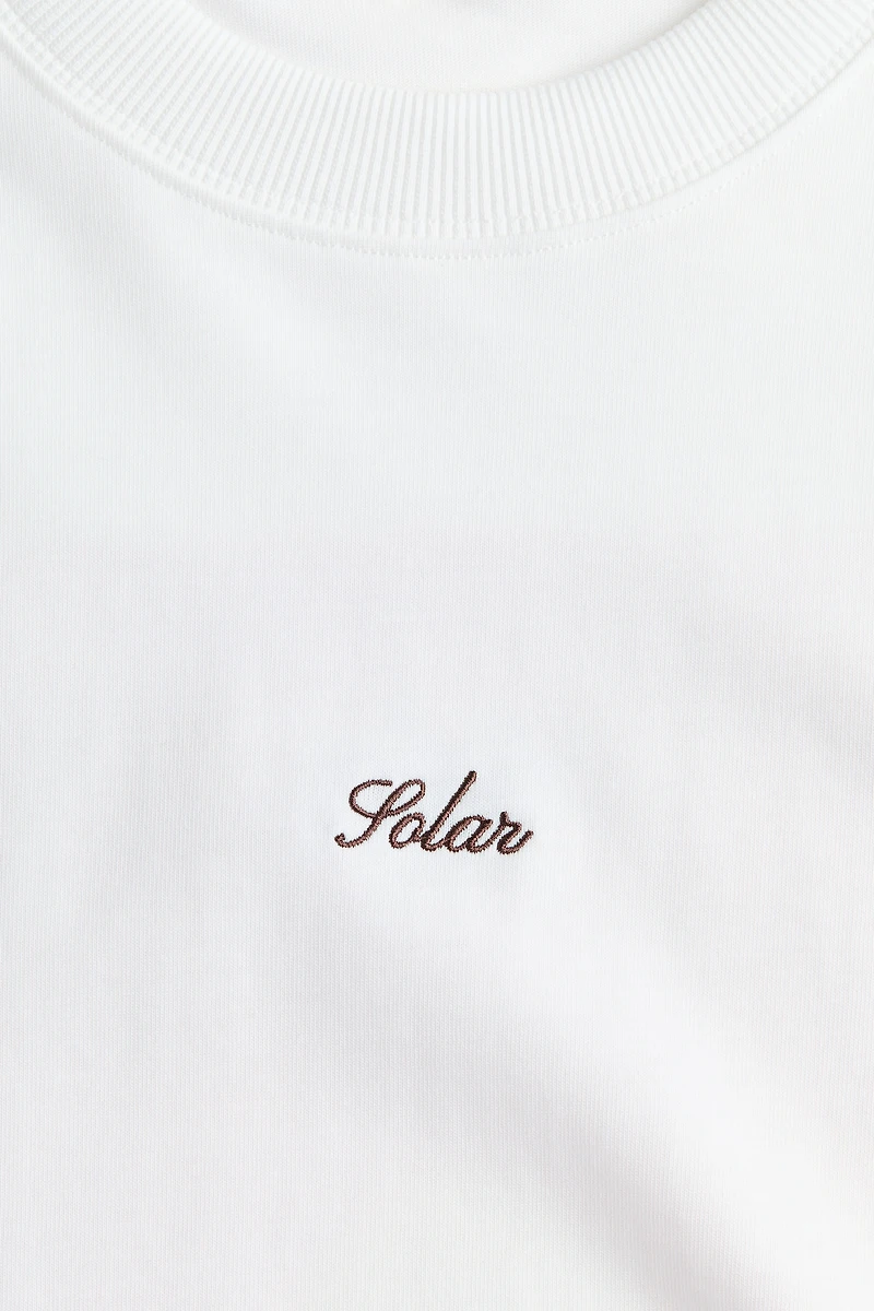 Oversized-Fit Printed Sports T-Shirt