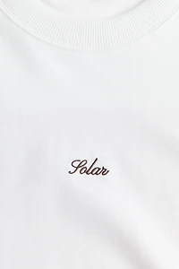 Oversized-Fit Printed Sports T-Shirt