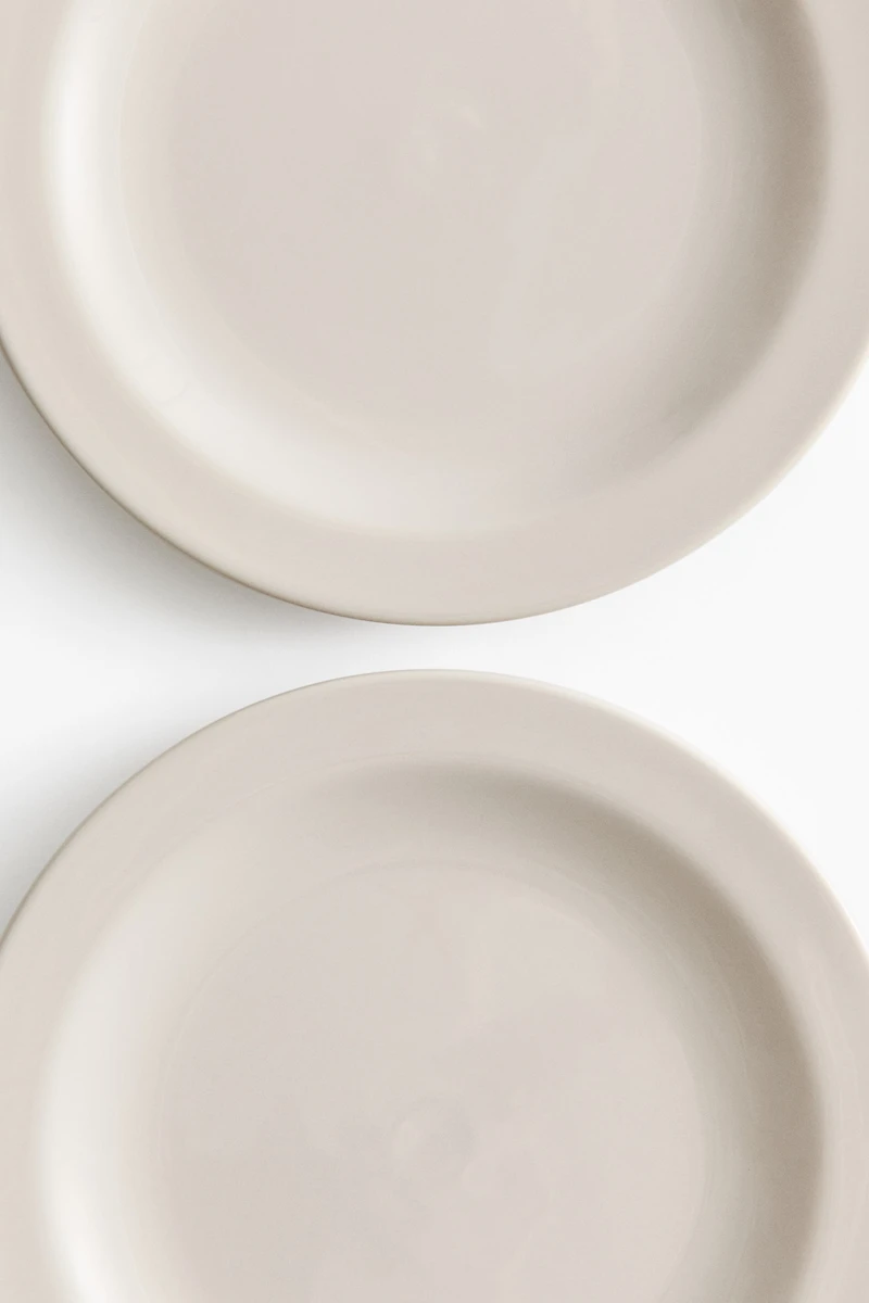 2-Pack Porcelain Dinner Plates