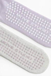 2-Pack Non-Slip Sports Socks