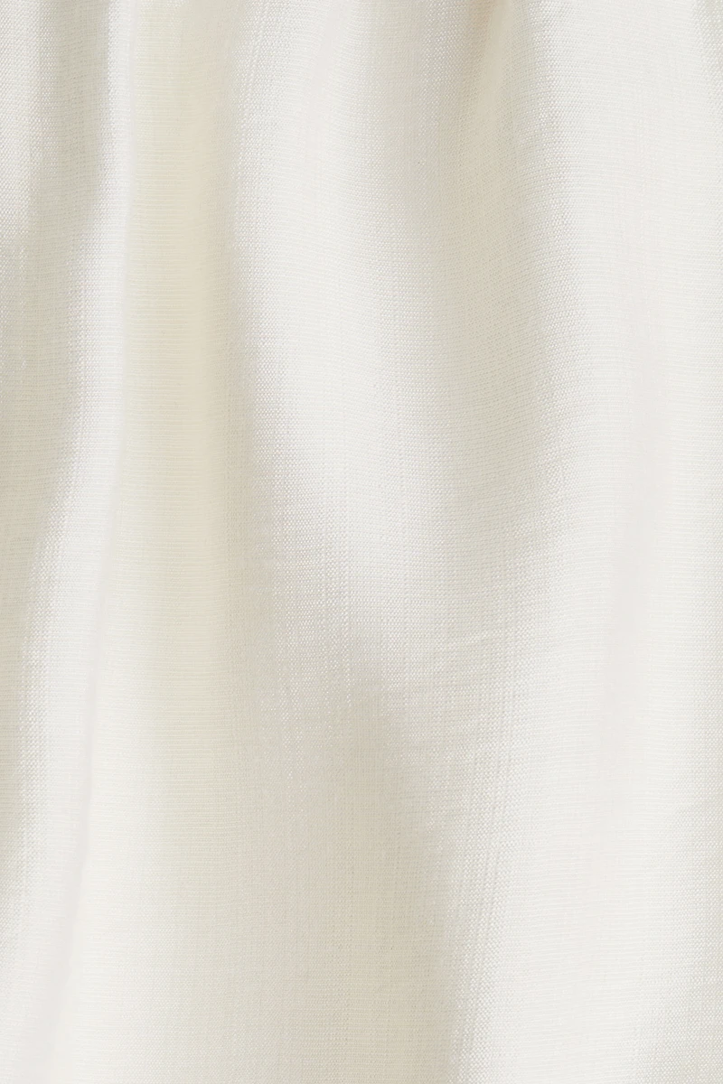 Ruffle-Trimmed Drawstring Pants