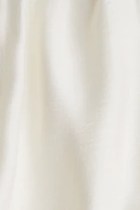 Ruffle-Trimmed Drawstring Pants