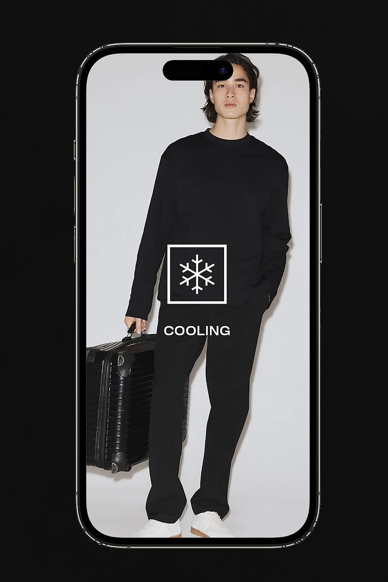 Cooling Regular-Fit Long-Sleeved T-Shirt
