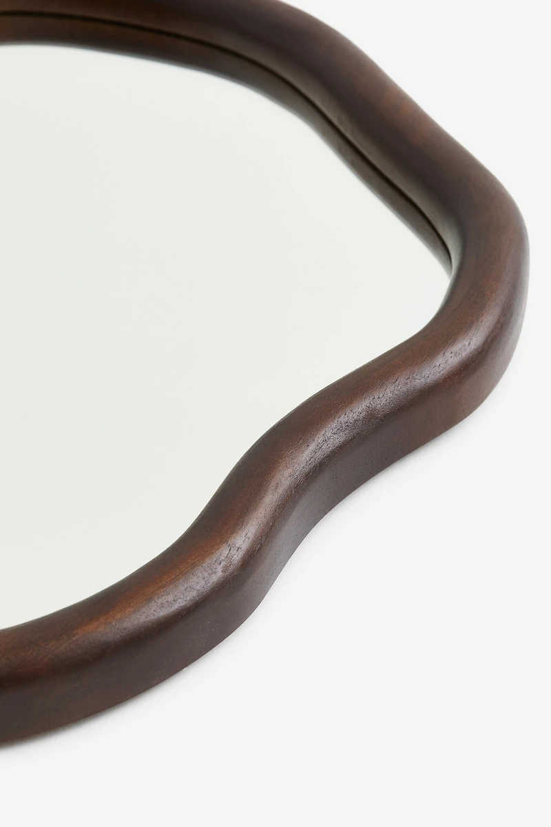 Grand miroir en bois de manguier