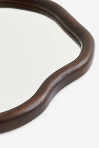 Grand miroir en bois de manguier