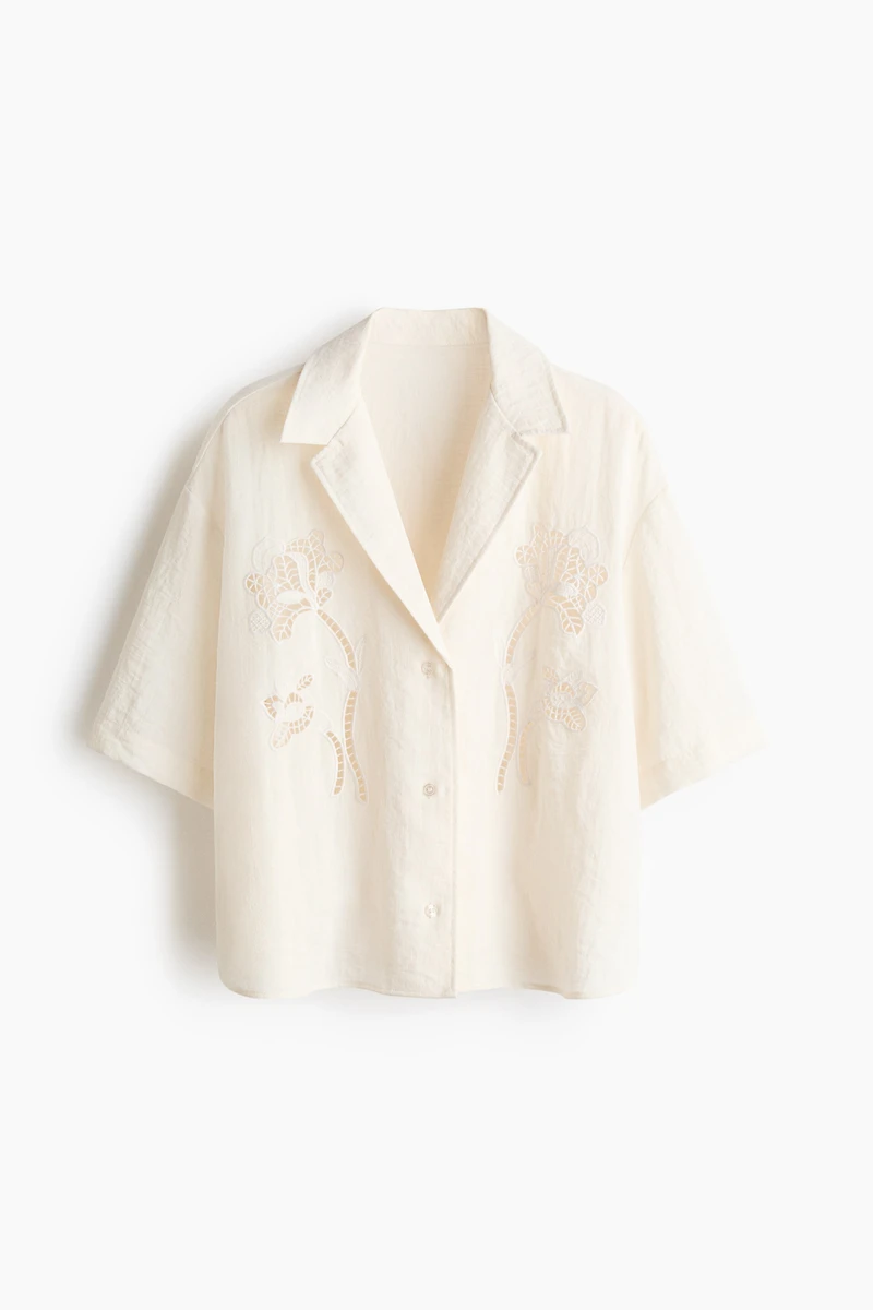 Eyelet Embroidered Shirt