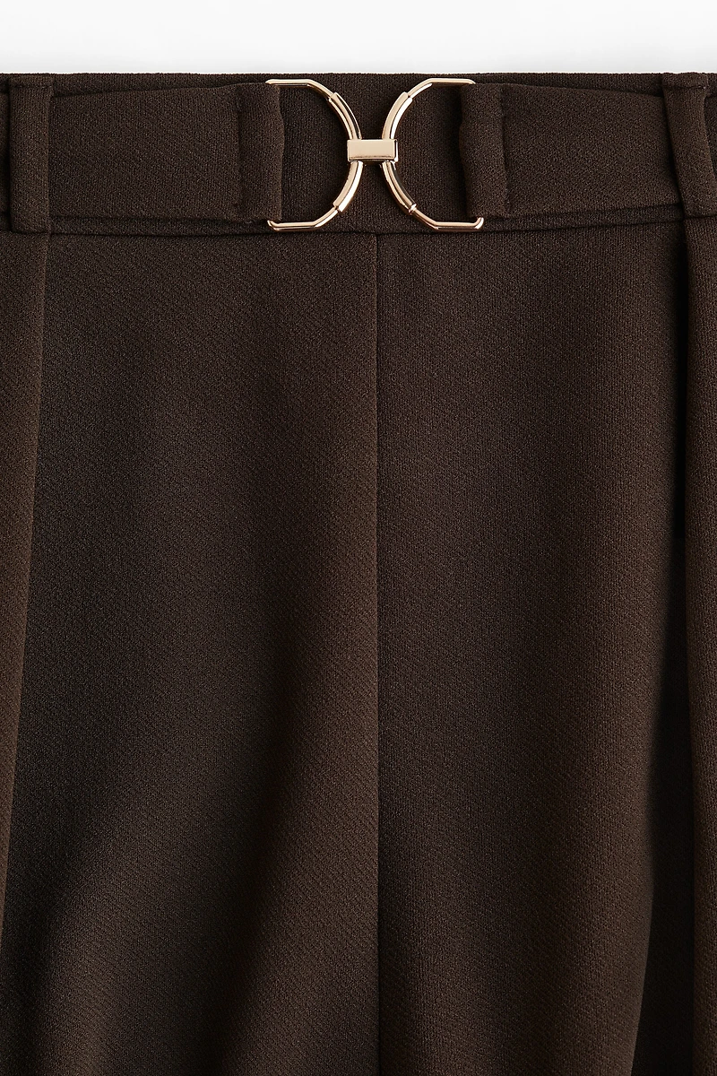 Buckle-detail Dress Pants