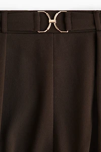 Buckle-detail Dress Pants