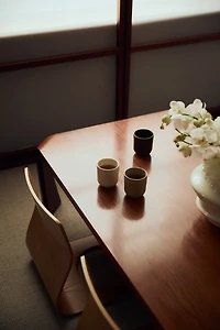 Lot de 4 tasses en grès cérame