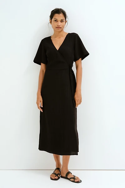 MAMA Nursing Wrap Dress
