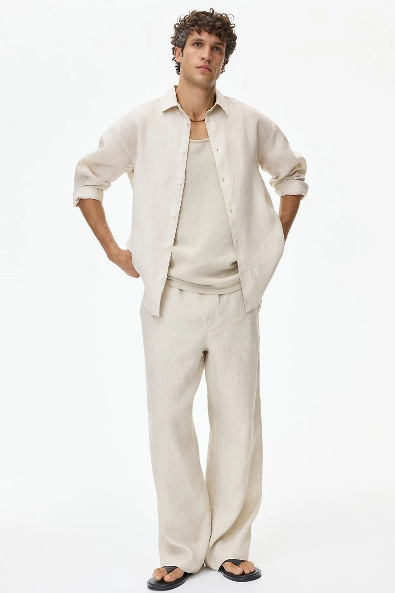 Relaxed-Fit Linen Shirt