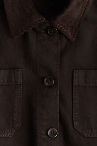 Tie-Belt Denim Jacket