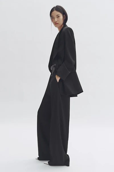 Single-Breasted Wool Blazer