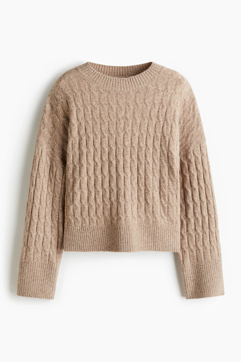 Cable-Knit Sweater