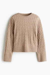 Cable-Knit Sweater