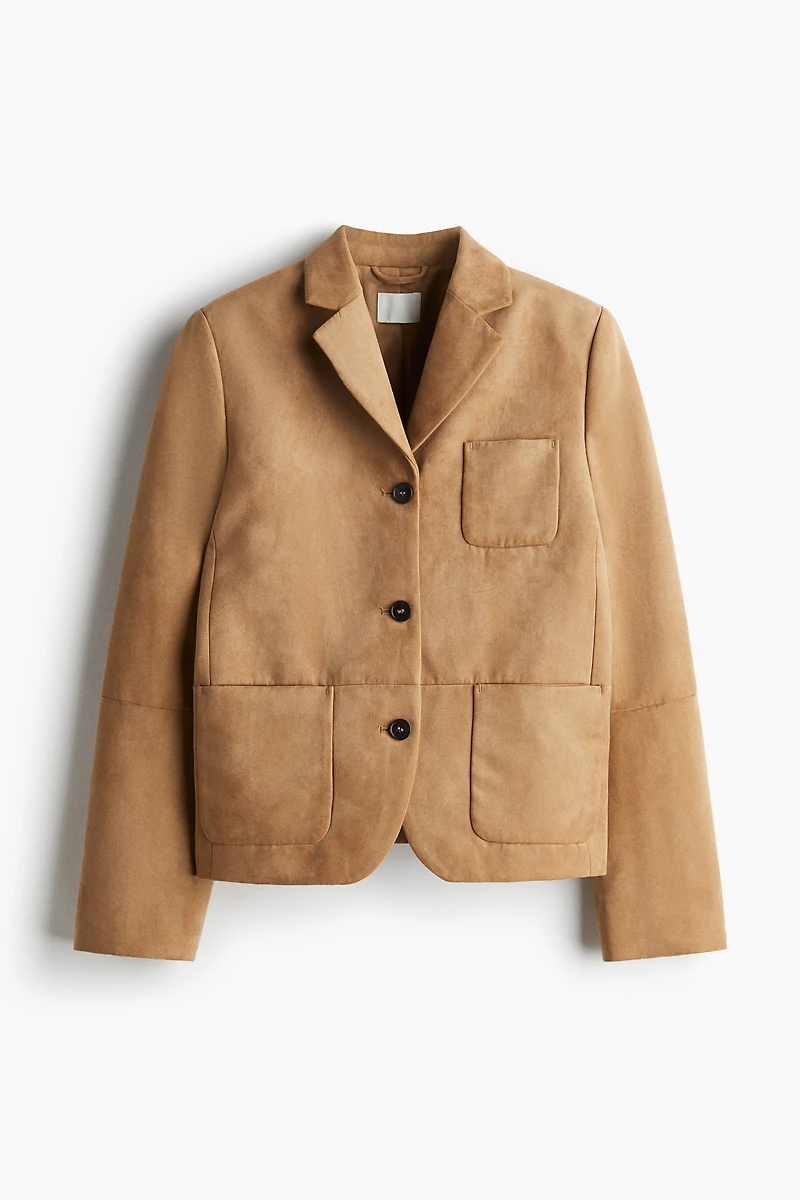 Blazer à fermeture droite