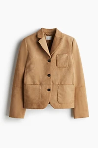 Blazer à fermeture droite