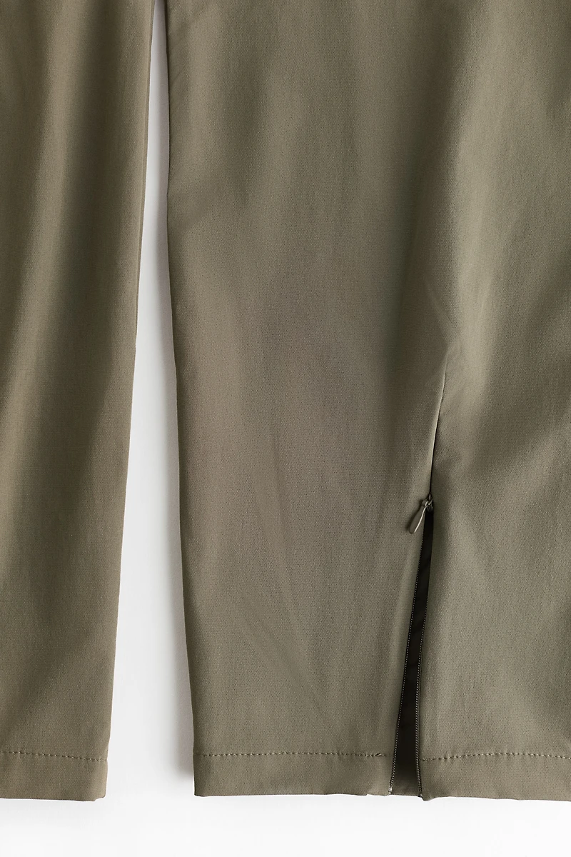 Barrel-Leg Convertible Pants