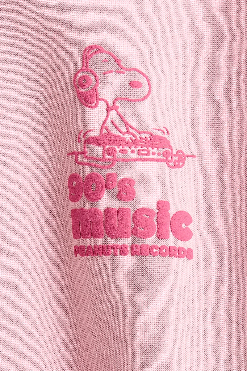 Oversized Printed Hoodie