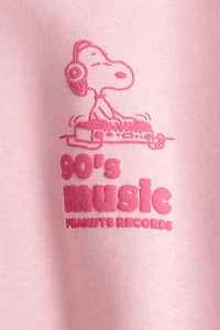 Oversized Printed Hoodie