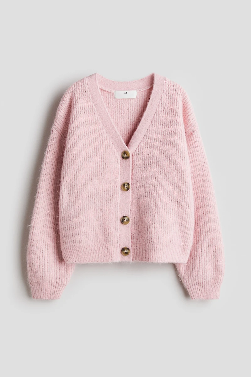 Rib-Knit Cardigan