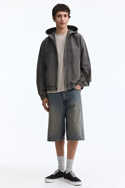Short ample en denim